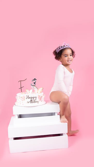 Healthy child celebrating wellness